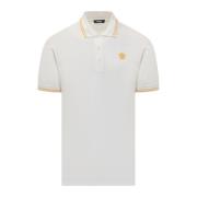 Klassieke Polo Shirts voor Mannen Versace , White , Heren