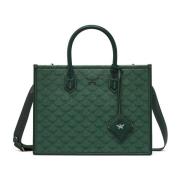 Hemel Tote Tas in Lauretos MCM , Green , Dames