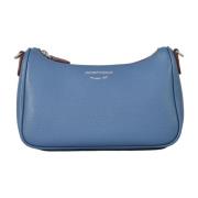 Stijlvolle PU-tas Emporio Armani , Blue , Dames