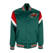 NHL Heavyweight Bomber Jacket Originele Teamkleuren Mitchell & Ness , ...