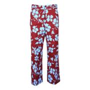 Katoen Elastaan Weekend Broek Max Mara Weekend , Multicolor , Dames