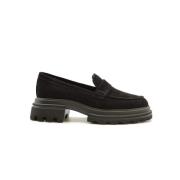 Suède loafers voor dames Hogan , Black , Dames