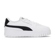 Wit/zwarte lage sneaker damesschoenen Puma , White , Dames