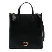 Mini Shopper Tas Pinko , Black , Dames