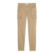 Broek model Lulea Cargo slim Marc O'Polo , Beige , Dames