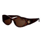 Stijlvolle zonnebril Gg1401S Gucci , Brown , Dames