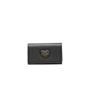 Zwarte Crossbody Tas met Ketting Love Moschino , Black , Dames