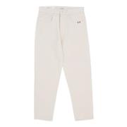 Slim Fit Witte Heren Jeans Amish , White , Heren