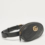 Pre-owned Leather gucci-bags Gucci Vintage , Black , Dames