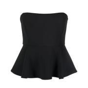 Stijlvolle mouwloze top voor elke gelegenheid Pinko , Black , Dames