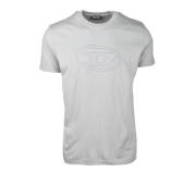 Katoenen Casual T-shirt Diesel , Green , Heren