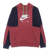 Air Po Bb Hoodie Lange Mouw Nike , Brown , Heren