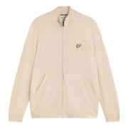 Luxe Zip Cashmere Trui Lyle & Scott , Beige , Heren