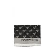 Modieuze Sjaal Emporio Armani , Black , Heren