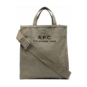 Handbags A.p.c. , Green , Heren