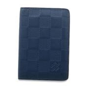 Pre-owned Leather wallets Louis Vuitton Vintage , Blue , Dames