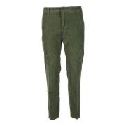 Katoenmix Pantalone met Gomma Department Five , Green , Heren