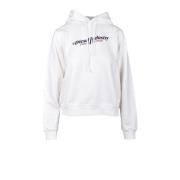 Witte Sweatshirt voor Vrouwen Diesel , White , Dames