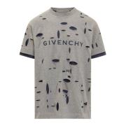 Oversized T-Shirt Collectie Givenchy , Gray , Heren