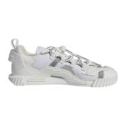 Witte Veterschoenen met Lage Top Dolce & Gabbana , White , Heren