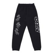 Cherubs Zwarte Sweatpants Lange Broek Obey , Black , Heren