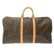 Pre-owned Canvas handbags Louis Vuitton Vintage , Brown , Dames