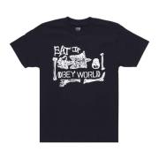 Wereld Klassieke Tee Zwart T-shirt Obey , Black , Heren