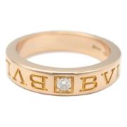 Pre-owned Rose Gold rings Bvlgari Vintage , Pink , Dames