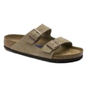 Arizona Zachte Sandalen Birkenstock , Beige , Heren