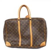 Pre-owned Fabric handbags Louis Vuitton Vintage , Brown , Dames