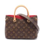 Pre-owned Canvas handbags Louis Vuitton Vintage , Red , Dames