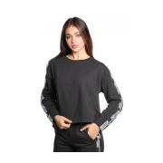 Zwarte Katoenmix Sweatshirt V6A1794 - 4424 Moschino , Black , Dames