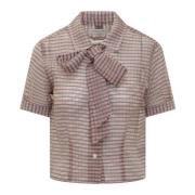 Gestrikte Blouse Thom Browne , Multicolor , Dames