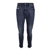 Donkerblauwe Jeans voor Heren Diesel , Blue , Heren