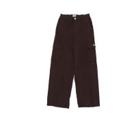 Cargo Denim Pant in Java Brown Obey , Brown , Dames