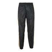 Nylon Collectie Broek Versace , Black , Heren