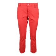 Casual katoenmix stretchbroek Mason's , Red , Dames