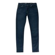 Stijlvol Blauw-Zwarte Skinny Denim Jeans 7 For All Mankind , Blue , He...