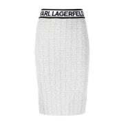 Rokken Wit Karl Lagerfeld , White , Dames