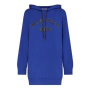 Blauwe Sweatshirt Stijlvol Casual Mode Max Mara , Blue , Dames