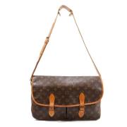 Pre-owned Canvas louis-vuitton-bags Louis Vuitton Vintage , Brown , Da...