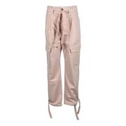 Katoen Elastaan Broek Pinko , Pink , Dames