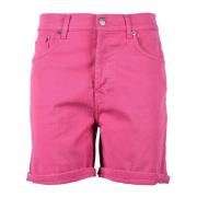 Katoenmix Casual Shorts Dondup , Pink , Dames