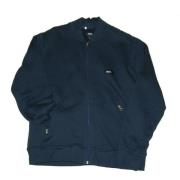 Varsity Zip Up Sweatshirt Navy Obey , Blue , Heren