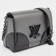 Pre-owned Leather louis-vuitton-bags Louis Vuitton Vintage , Gray , Da...