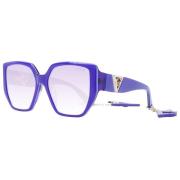 Paarse Dames Zonnebril Vierkant Spiegelend Guess , Purple , Dames