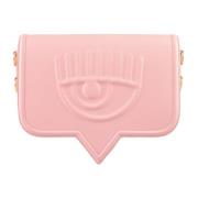 Stijlvolle PU Handtas Chiara Ferragni Collection , Pink , Dames