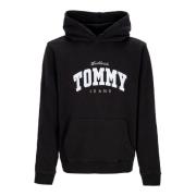 Zwarte lichtgewicht hoodie Varsity stijl Tommy Hilfiger , Black , Here...