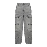 Jeans D-Touch-Cargo L.32 Diesel , Gray , Heren