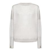 Luxe Sweaters Collectie Brunello Cucinelli , Beige , Dames